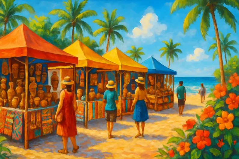 Feira de Artesanato da Praia do Forte Feira de Artesanato da Praia do Forte