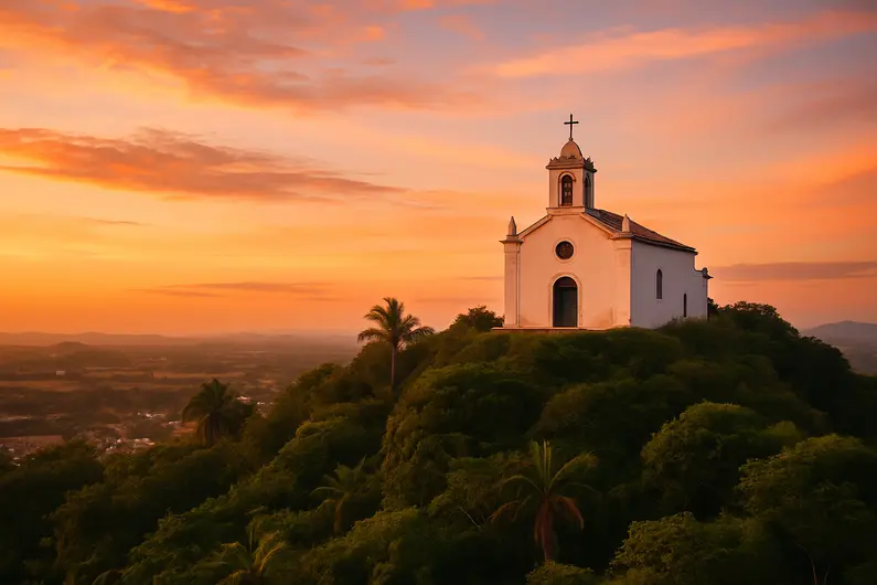 Morro da Guia e Capela Nossa Senhora da Guia: Um Panorama Incrível