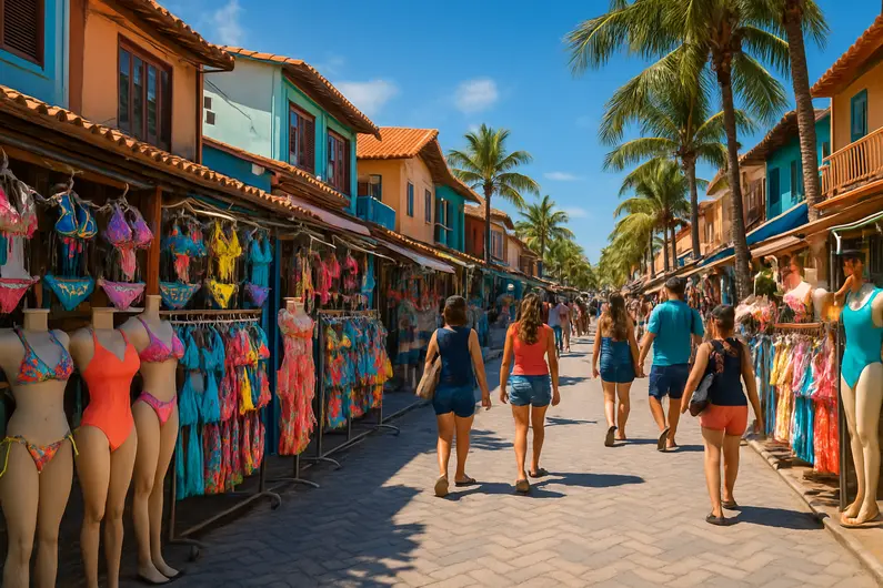 Rua dos Biquínis: O Maior Polo de Moda Praia em Cabo Frio